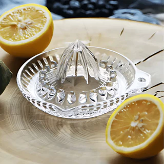 Espremedor de Frutas Vidro KeHome Manual 14x8,5x7cm Cristal - Suco Limão e Laranja / Profissional em Oferta na Shopee