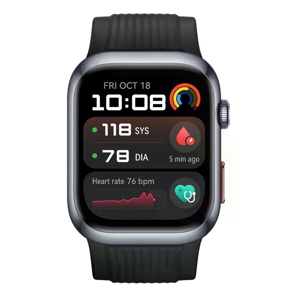 Smartwatch Huawei Watch D2 Preto com Gerenciamento Completo de Saúde e Design Leve e Fino