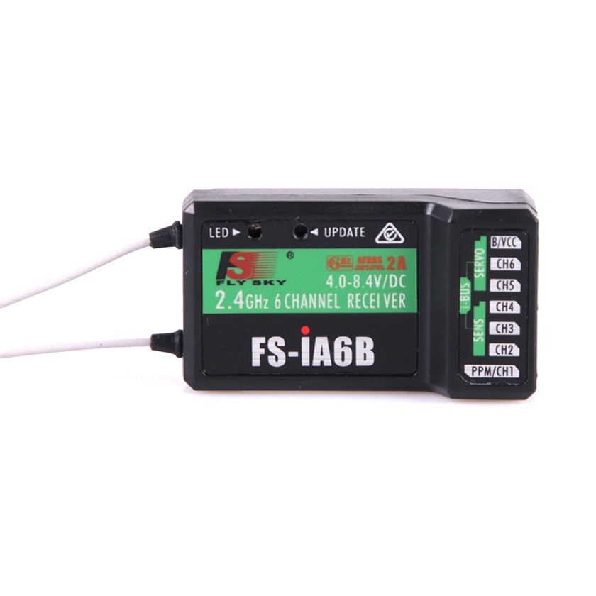 Récepteur RC Flysky FS-IA6B 2.4G 6CH PPM – Compatible FS-I6X, I8