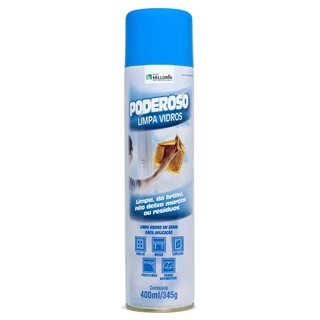 Limpa Vidros Poderoso Kelldrin Aerosol 400ml/345g em Oferta na Shopee