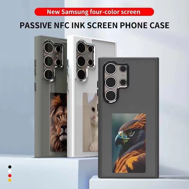 Capa Para Celular Smart NFC E-ink Screen DIY Samsung Galaxy S24 Ultra ...