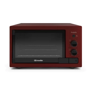 Forno Elétrico de Bancada Mueller Fratello 44L 220v Vermelho em Oferta na Shopee