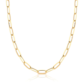 Corrente Ouro 18k Elo Oval Alongada 60cm 6.70 gramas em Oferta na Shopee