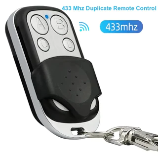 Transmissor De Controle Remoto Com Botão De Pressão Metálico ABCD/Lock Unlock 4Button 433MHz Universal 4 Botões Abridor De Portas De Garagem
