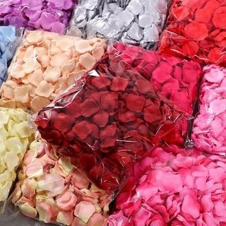 300Pcs Pétalas De Rosa Seda Falsas Artificiais Para Festa De Casamento Decorações De Eventos