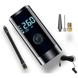 Compressor de Ar enchedor Bomba de pneu inflador enchedor de pneus carro moto bicicleta em Oferta na Shopee