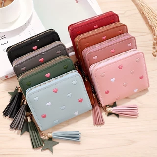 Carteira Feminina coração de amor /Bolsa Porta-Cartões/Bolsa De Mão/Porta-Cartões Vip Top