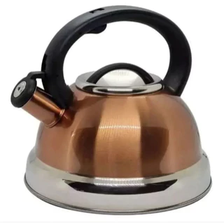 Chaleira De Indução Com Apito Em Aço Inox Gold 3l Wincy Gold