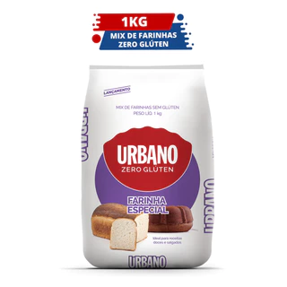 Farinha Especial Mix Sem Glúten 1kg Urbano
