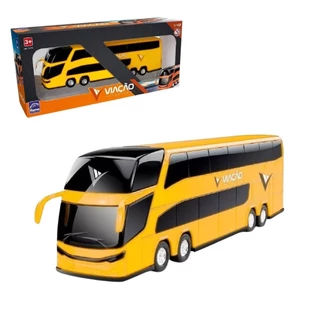Ônibus de 2 Andares Viação Petroleum Amarelo 1475 - Roma