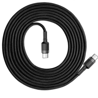 Baseus Nylon Cabo Turbo Duplo Tipo- C 20v 3a 2m CATKLF-HG1