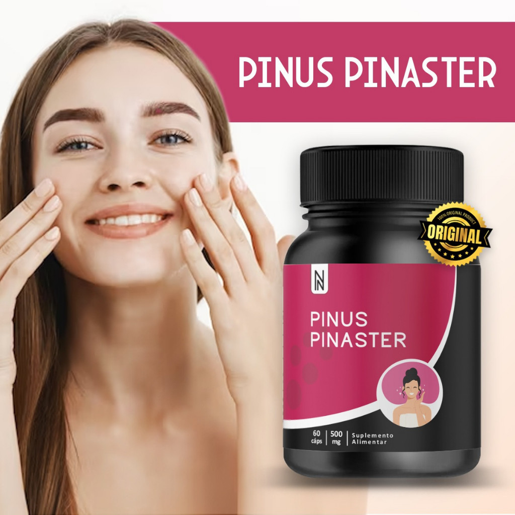 Pinus Pinaster Clareamento 60cáps 500mg Envio Imediato | Shopee Brasil