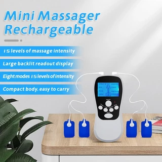 Massagem de choque elétrico com pulso de microcorrente digital para lombar, costas, cervical e pernas