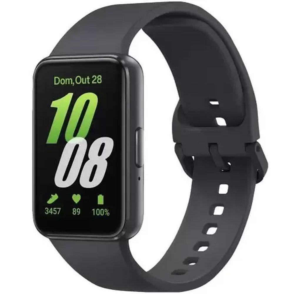 Relógio Smartwatch Galaxy Fit3 R390nzaazto Samsung Grafite