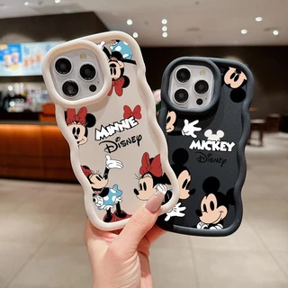 Capa Fofa Da Disney Mickey Minnie Mouse Para Motorola Moto G22 G84 G32 G14 Edge 40 Neo 5G E14 De Telefone Candy Color Ma
