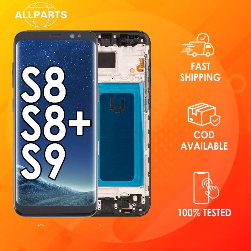 Tela do Samsung S8 + S9 Plus + LCD Display Frontal