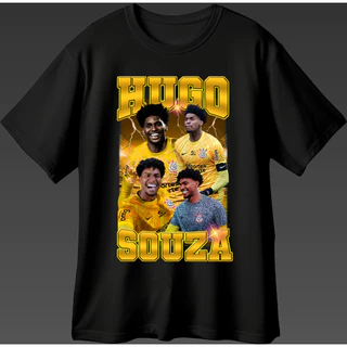 Camisa Hugo Souza Goleiro Jogador Timão Lançamento Exclusivo Tecido Leve Em 100% Algodão Varias Cores Novo