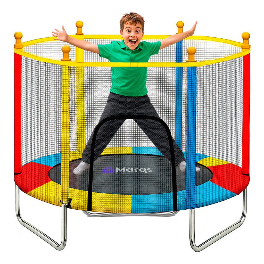 Cama Elástica Infantil Pula-pula Trampolim 1,4m Com Tela De Proteção E ...