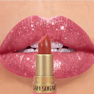 Diamante Rosa Batom Chocolate Marrom Metálico Glitter De Longa Duração À Prova Dwaterproof Água Shimmer Pérola Espumante em Oferta na Shopee