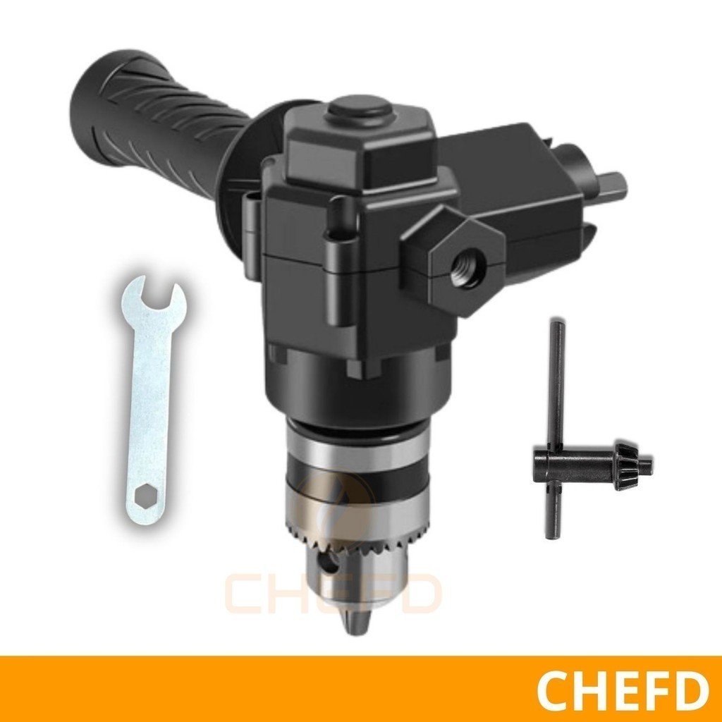 Adaptador Parafusadeira Danto de broca elétrica fixação broca Mandril ângulo reto de 90 graus