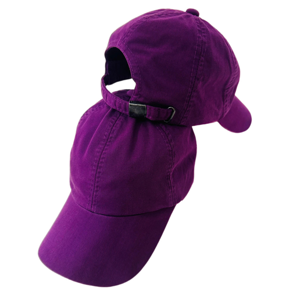 Boné Roxo Violeta Liso Sarja Tecido Sem Detalhes Bordar Basico | Shopee ...