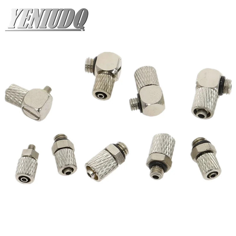 5 Peças Rosca Macho M3 M4 M5 M6-Tubo De Ar 3mm 4mm 6mm OD Mini Conector ...