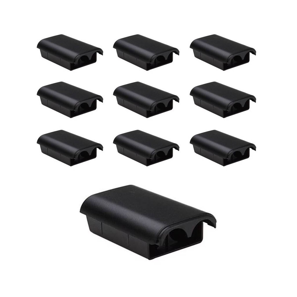 10 Suportes (Tampas) para Pilhas Compatíveis com Controle de Xbox 360