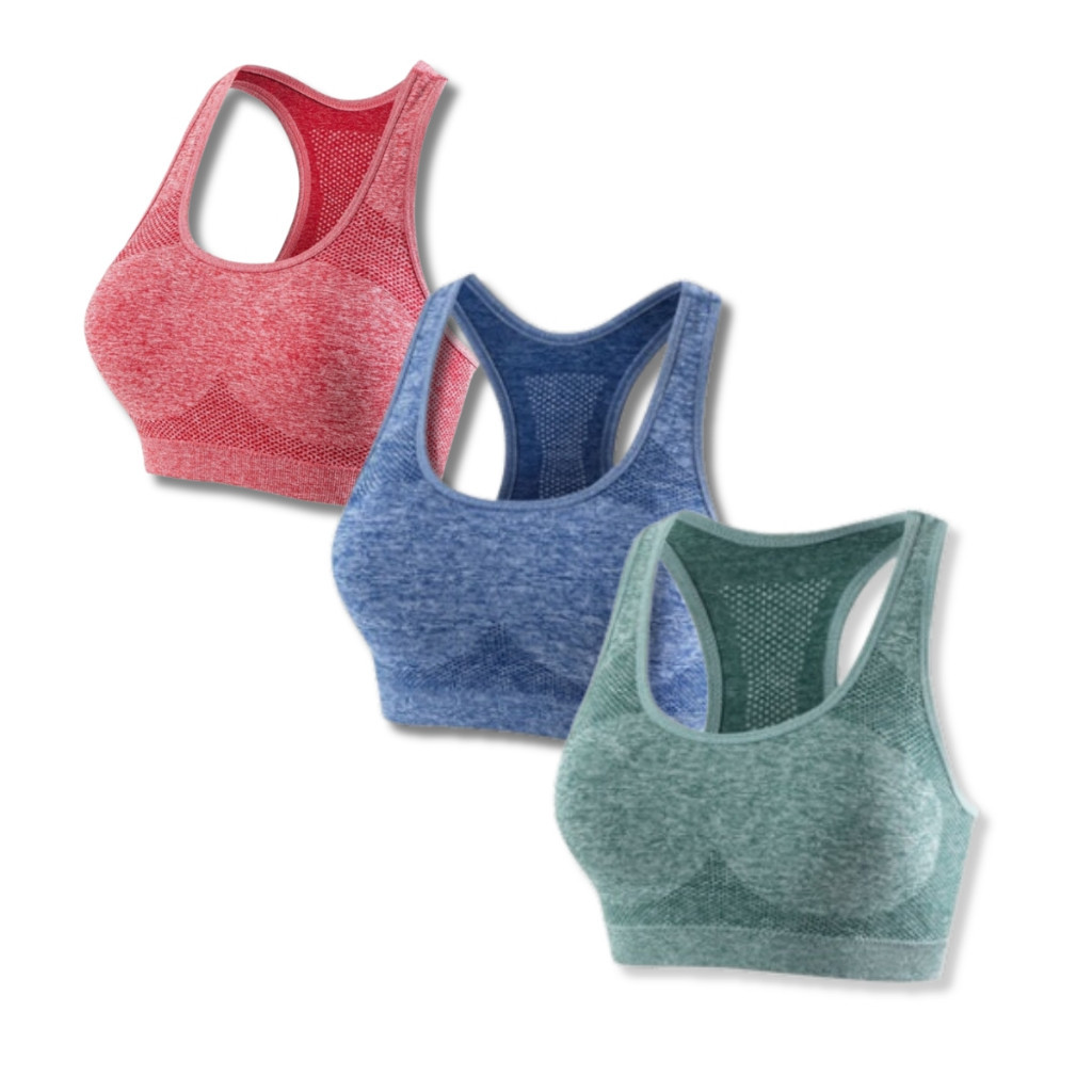 Kit 3 Top Academia Fitness Premium
