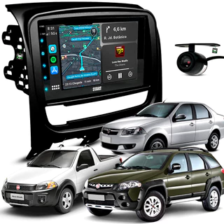 Kit Multimidia Android 7 Pol Palio Weekend 2013 14 2015 2016
