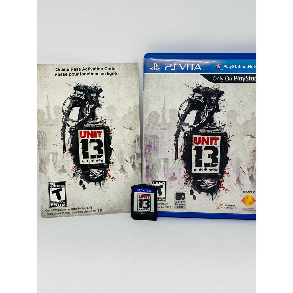 Unit 13 Jogo Ps Vita Original - Ler Descrição