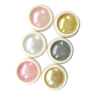 Kit 6 Pó Cromo Metalizado Unhas Cromado Decoração