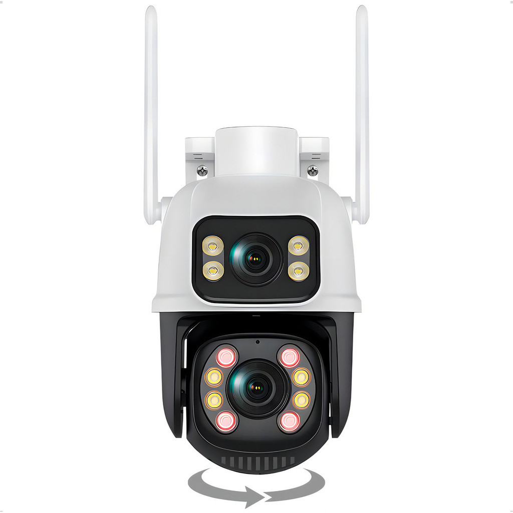 Câmera De Segurança Wi-fi Smart Camera A28B Dupla Ip Prova D´agua ...