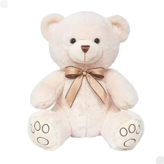 Pelúcia De Ursinho Bege Carinho 30cm 5899 - Buba