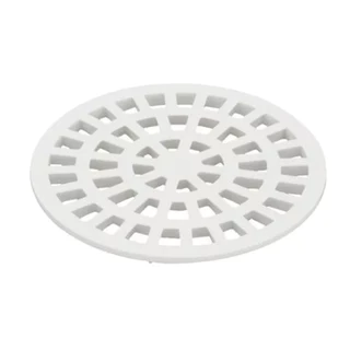 Grelha PVC Redonda (6 Unidades) Cor: Branca -GRAP