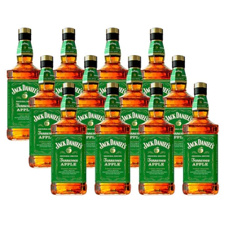 Whisky Jack Daniels Americano 5 Anos Apple 12 unidades de 1L