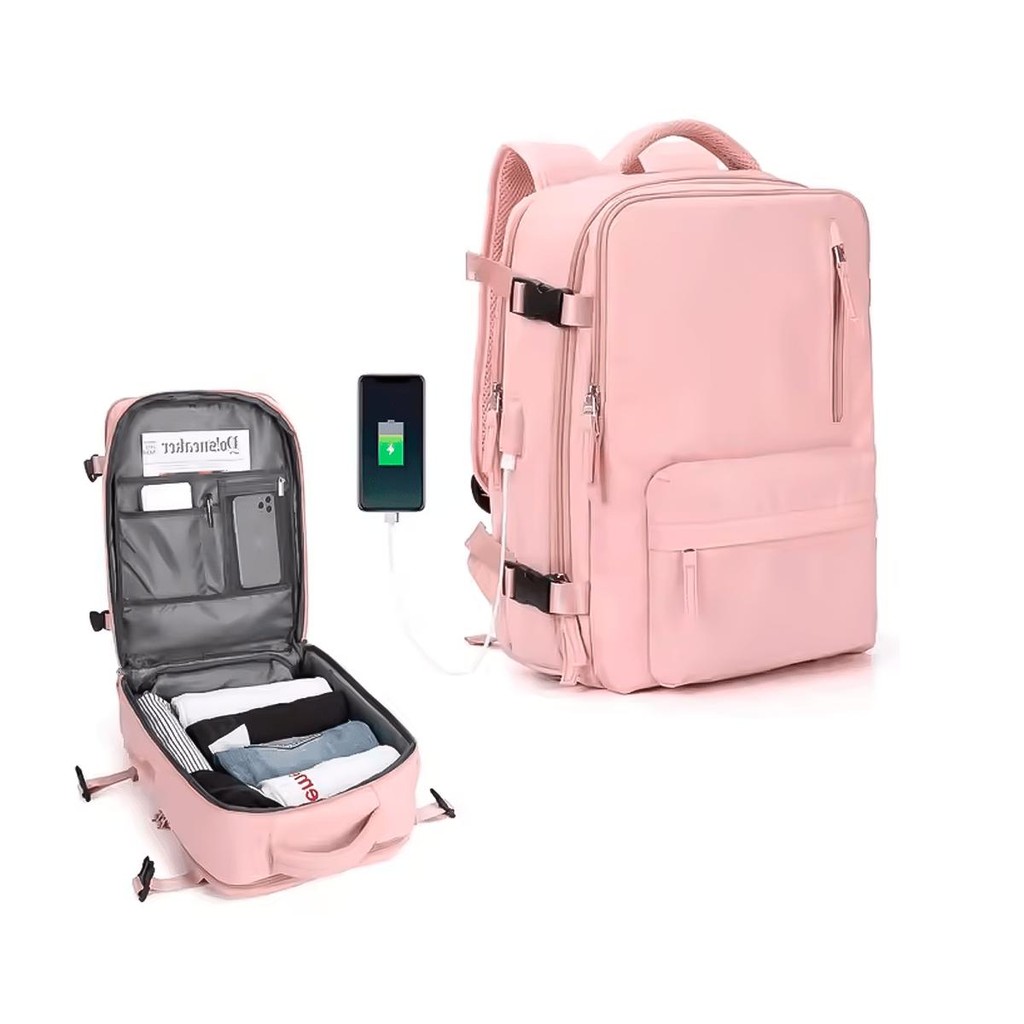 Mochila Mala de mão Case Acolchoada para Viagem Notebook USB Reforçada ...