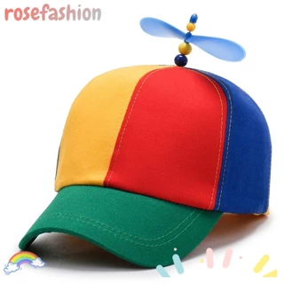 Boné De Beisebol ROSEFS , Chapéu Snapback Arco-Íris Libélula , Sol Com Hélice De Helicóptero Engraçado Adulto