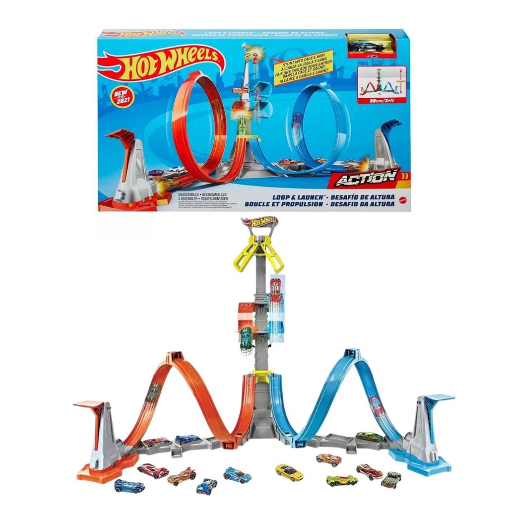 Hot Wheels Pista Desafio da Altura GRW39 Mattel