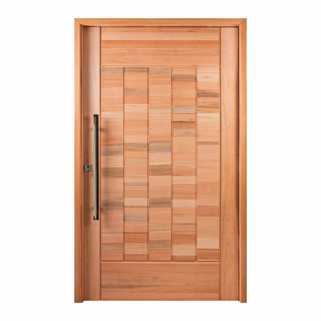 Porta Pivotante Maciça 214x107cm Eucalipto Pm97 Cruzeiro Portas 214cm x 107cm