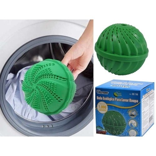 Clean Ballz Bola Mágica Lava Roupas Ecológic Filtro Tira Pelos Fiapos Batedor Máquina de Lavar Roupa