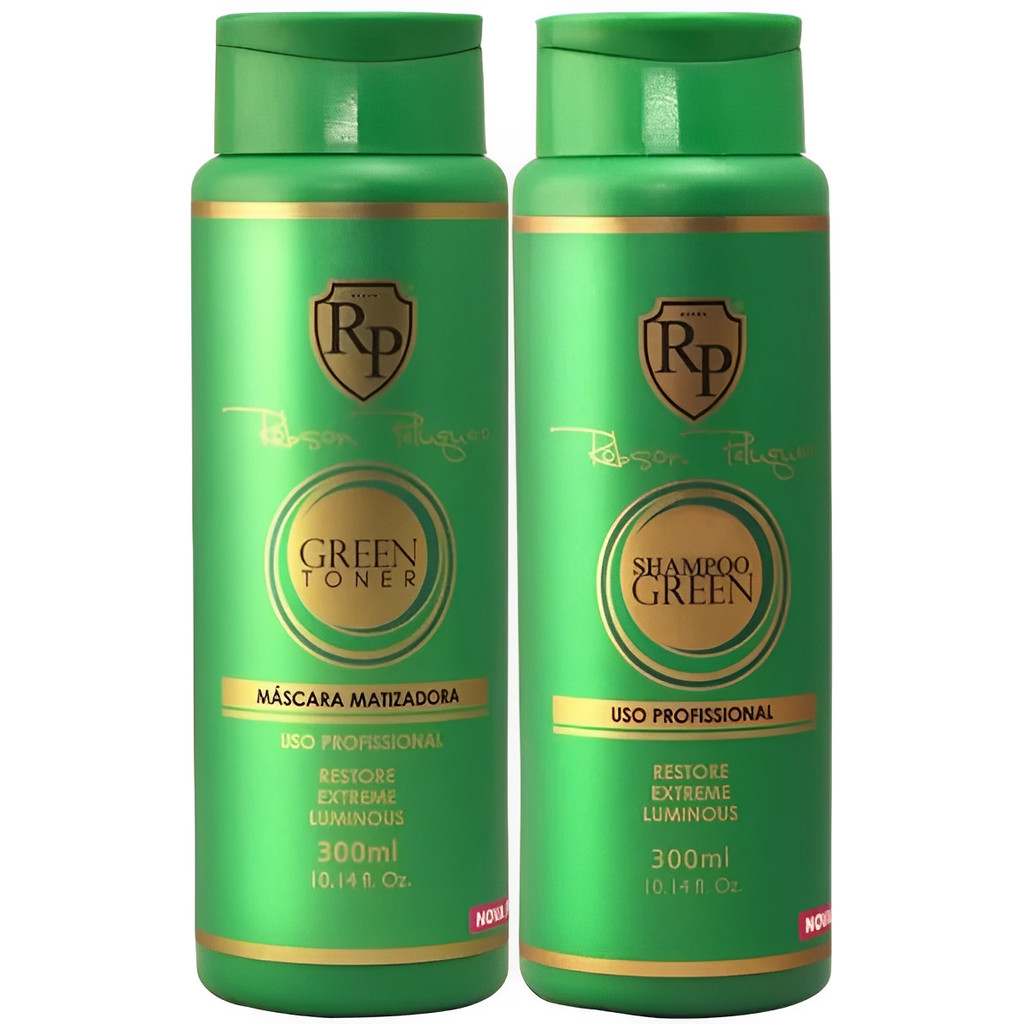 Kit Matizador Green 300ml Loiro Pérola Robson Peluquero RP | Shopee Brasil