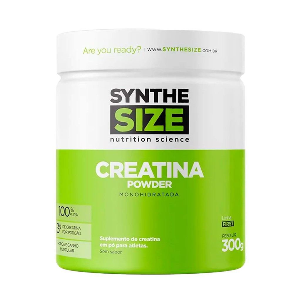 Creatina 300g Synthe Size monoidratada pura | Shopee Brasil
