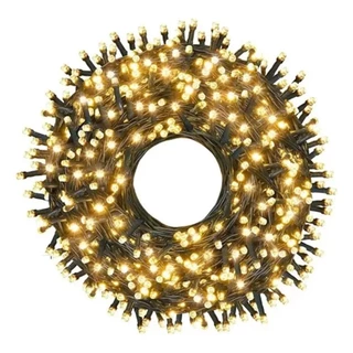 Cordão Led 30 Metros 300leds Luz Fixo C/ Fonte Bivolt 3x