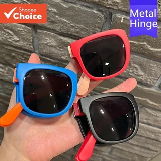 Óculos De Sol Infantis Dobráveis Coloridos Com Proteção UV Portáteis Para Meninos E Meninas em Oferta na Shopee