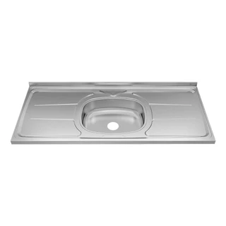 Pia Inox Ghel Plus 1500X530X95mm Cuba Central N4 Escorredor Concretada sem Válvula em Oferta na Shopee