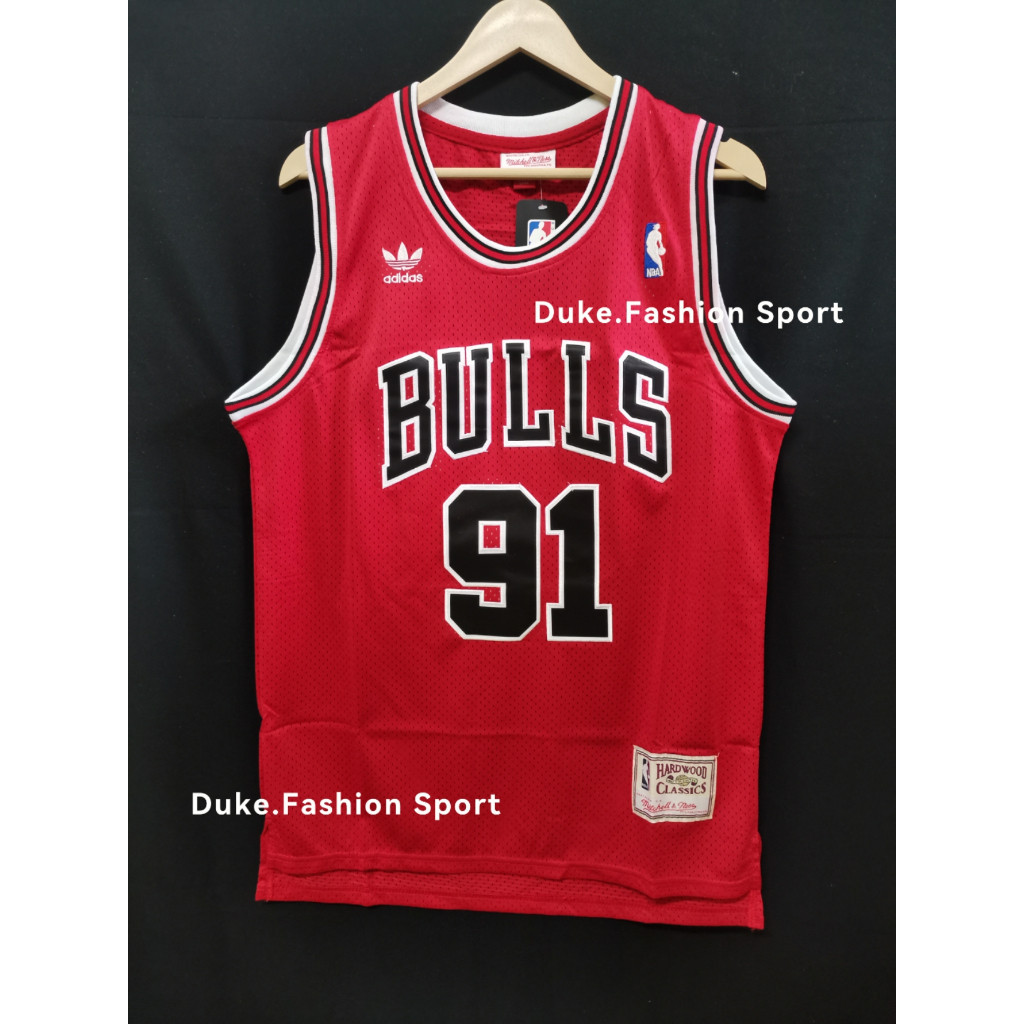 Camisa Nba Chicago Bulls 91 Dennis Rodman De Basquete Sportswear ...