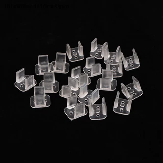 [threegoodstonesgen] 20Pcs Clip De Fita Neon 6x12mm/8x16mm Fixação De LED ABS Clipes De Moung Plástico Tsg