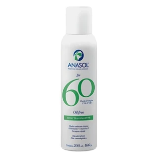 Protetor Solar Aerosol Fps 60 Anasol 200 ml