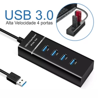 Hub USB 3.0 Com 4 Portas Muita Tecnologia Para Seu Alcance