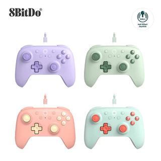 8BitDo Ultimate 2C Wired Gaming Controller Gamepad Com Joystick De Efeito Hall Tiggers Para Windows E Android